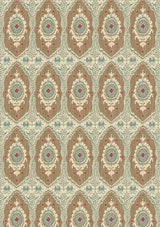 Bukhara Blue Cedar – hel bredd — Lewis & Wood tyg