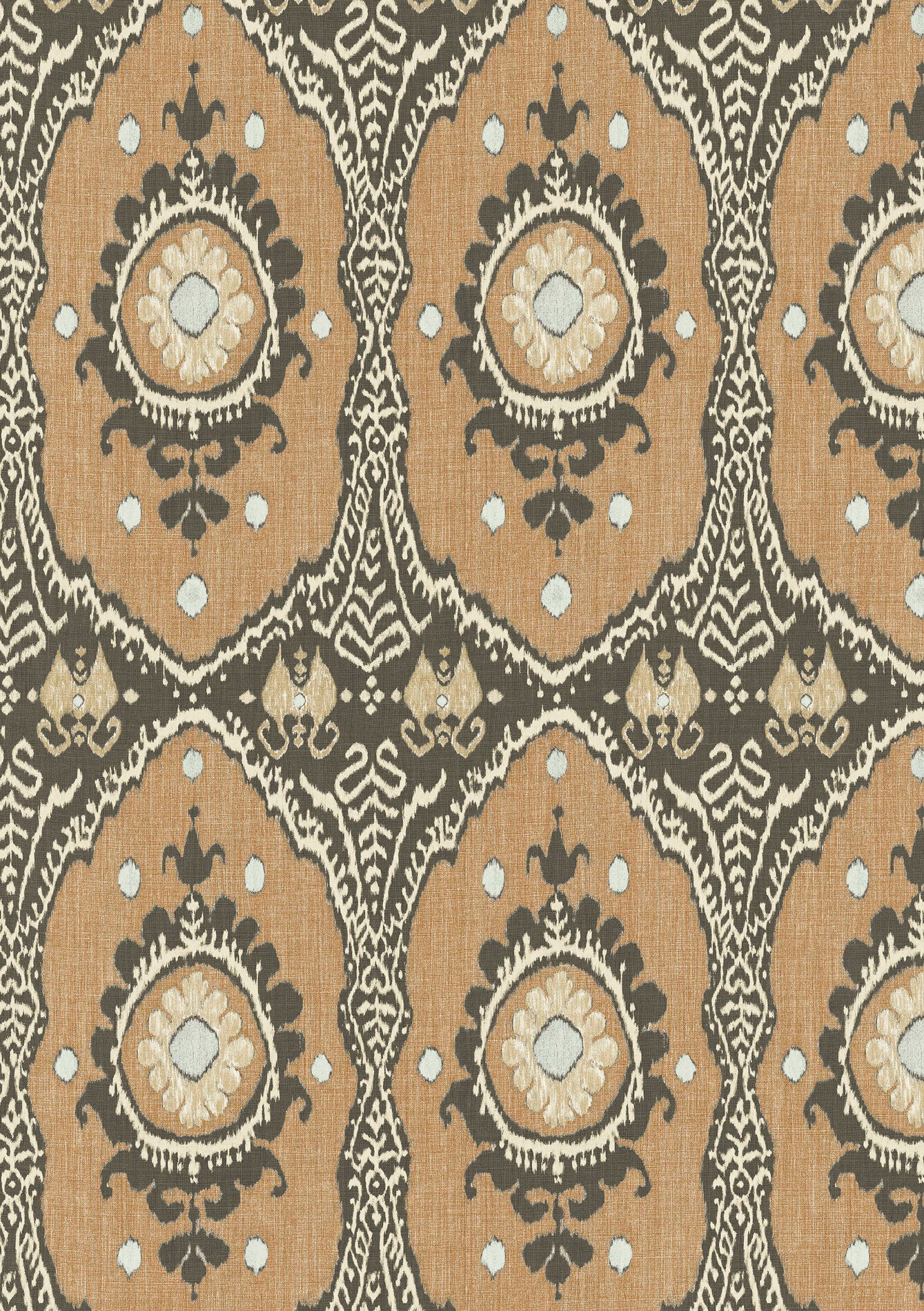 Bukhara Cinnamon – närbild — Lewis & Wood tyg