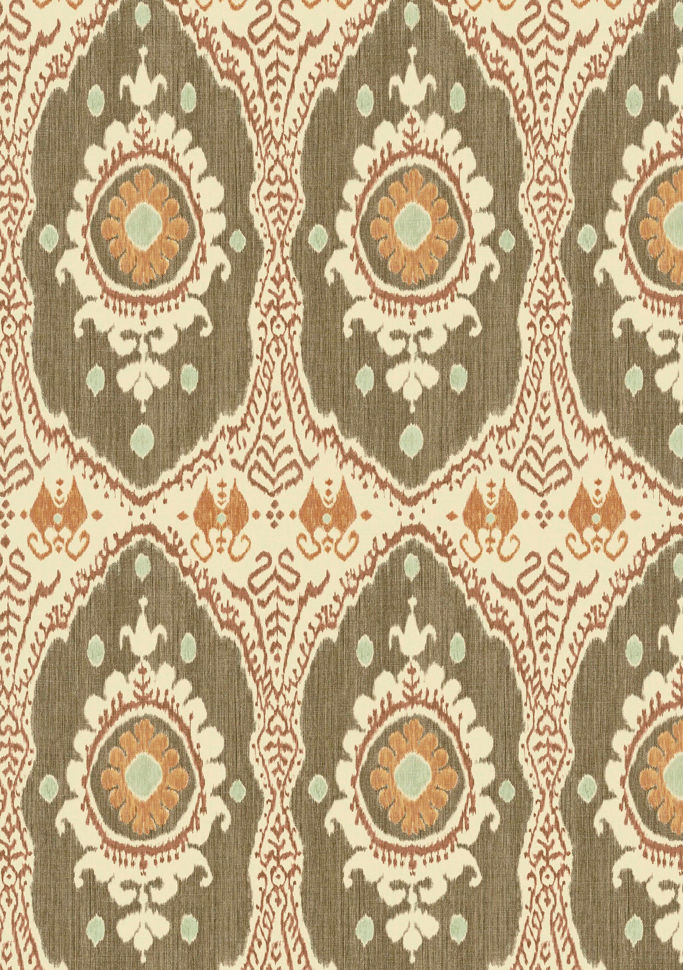 Bukhara Nutmeg – närbild — Lewis & Wood tyg