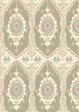Bukhara Tea Rose – närbild — Lewis & Wood tyg
