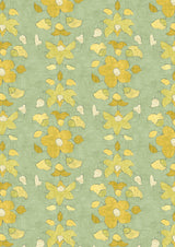 Chamba Lemongrass – närbild — Lewis & Wood tyg