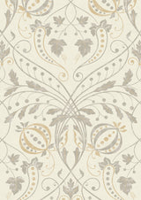 Chateau Gesso – närbild — Lewis & Wood tapet