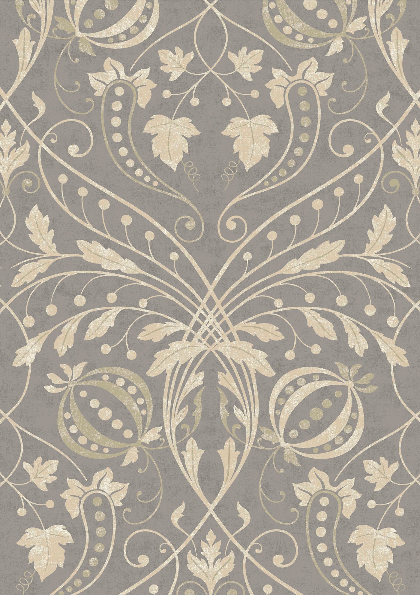 Chateau Gold Mink – närbild — Lewis & Wood tapet