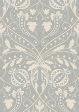 Chateau Silver – närbild — Lewis & Wood tapet