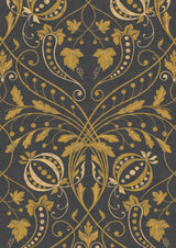 Chateau Tortoiseshell – närbild — Lewis & Wood tapet