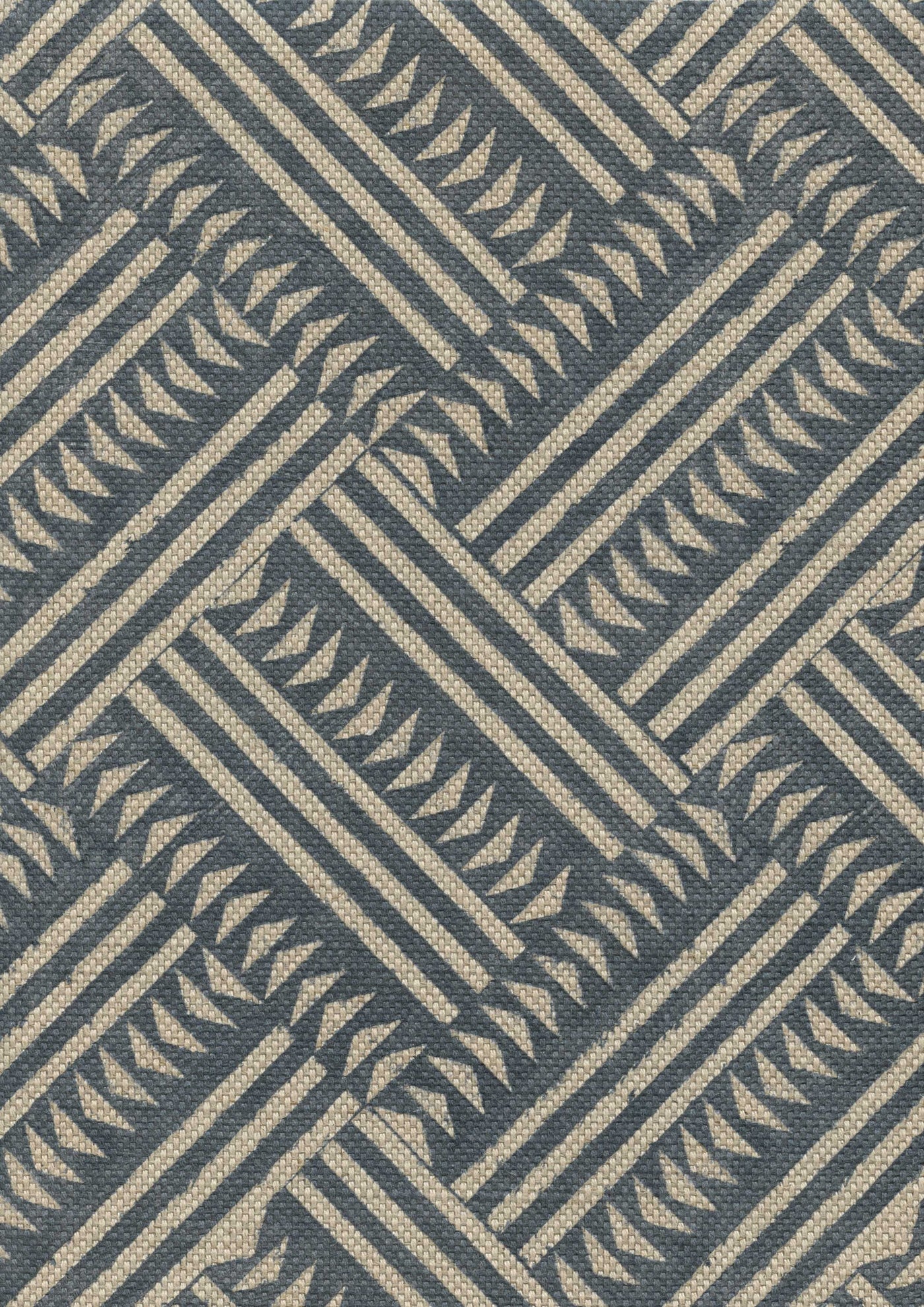Checkerbox Indigo — Lewis & Wood tyg