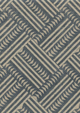 Checkerbox Tygprov Indigo