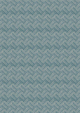Checkerbox Indigo – hel bredd — Lewis & Wood tyg