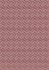 Checkerbox Pomegranate – hel bredd — Lewis & Wood tyg