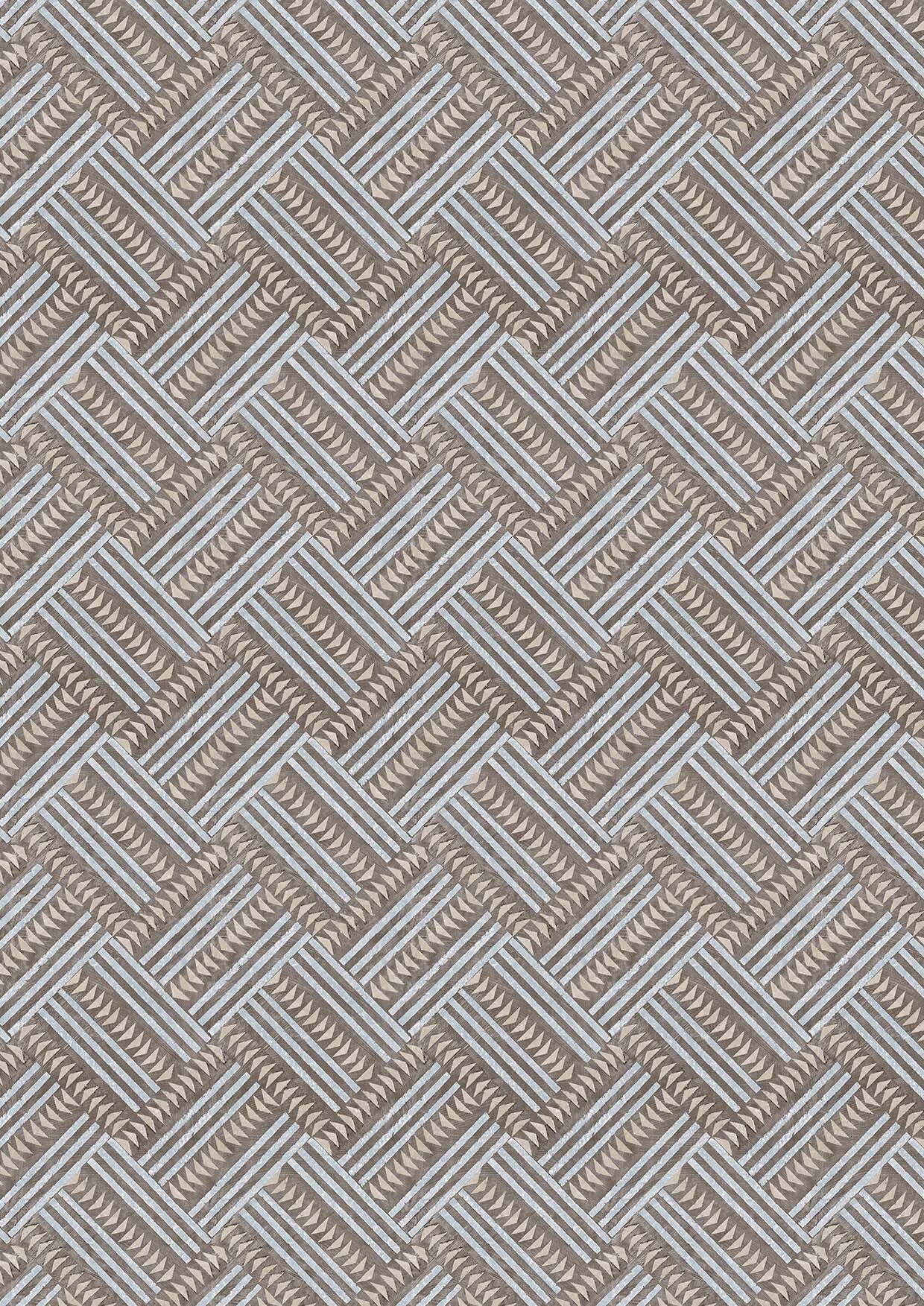 Checkerbox Savannah – närbild — Lewis & Wood tyg