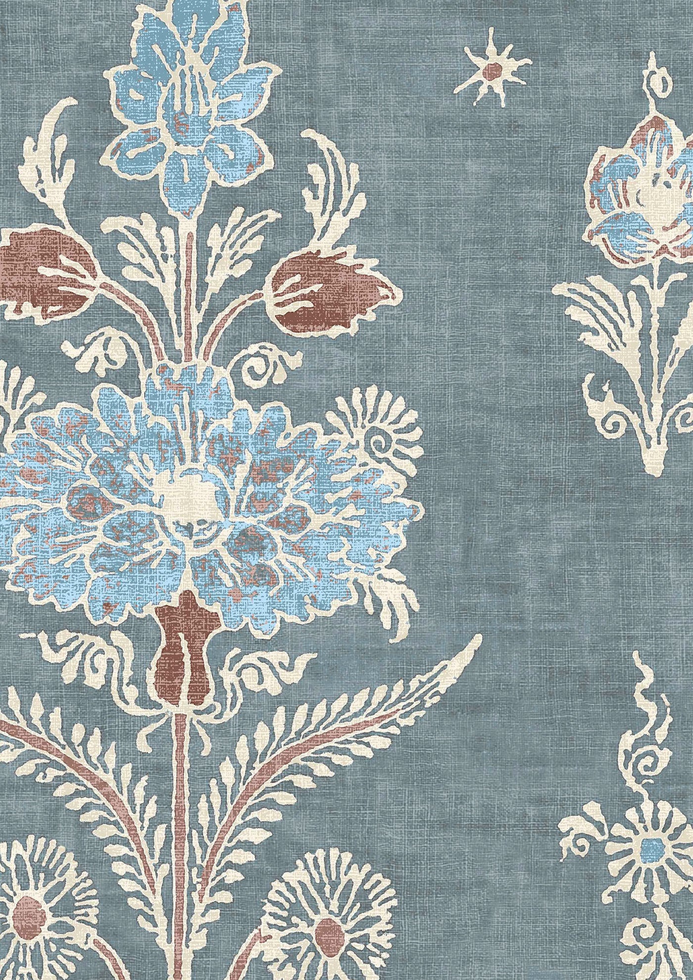 Citadel Blue Almond — Lewis & Wood tapet