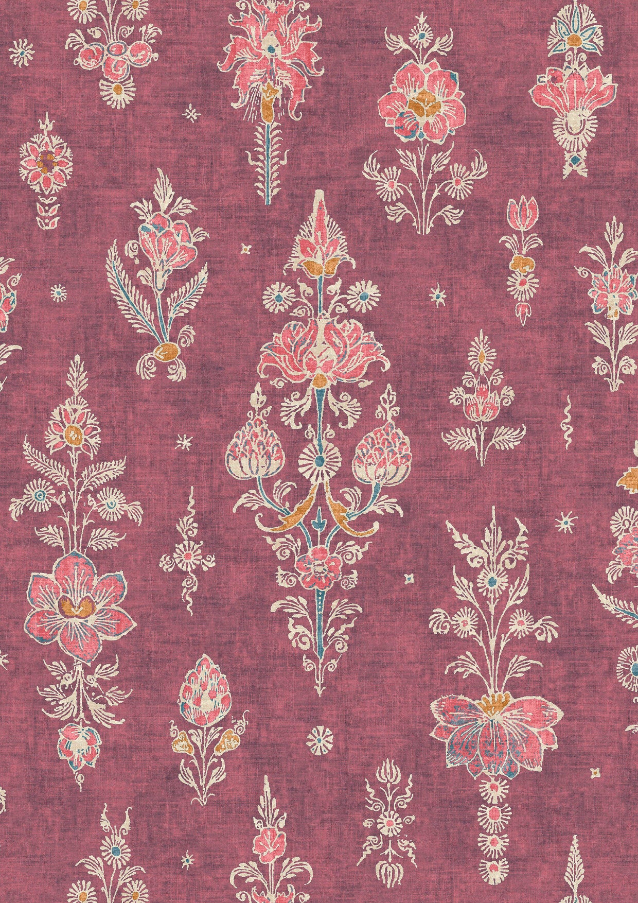 Citadel Turkish Rose – närbild — Lewis & Wood tapet