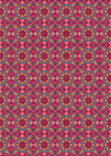 Conway Zinnia – närbild — Lewis & Wood tyg
