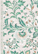 Coromandel Malachite – närbild — Lewis & Wood tyg