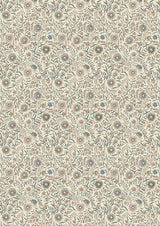 Daisy Chintz Document – närbild — Lewis & Wood tyg