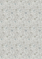 Daisy Chintz Topaz – närbild — Lewis & Wood tyg