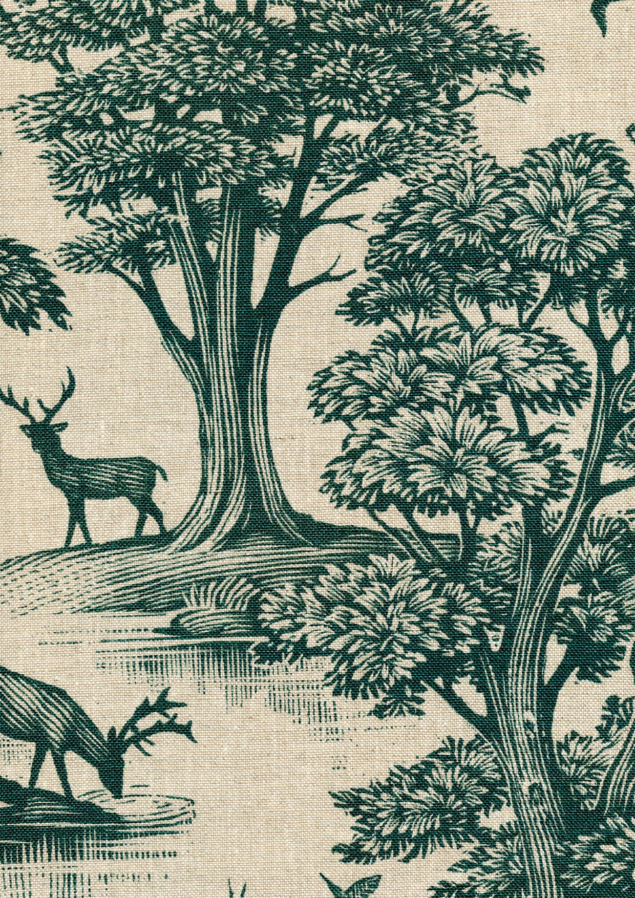 Deer Park Tygprov Forest Green