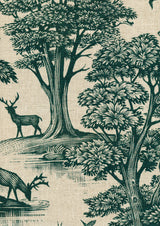 Deer Park Tygprov Forest Green
