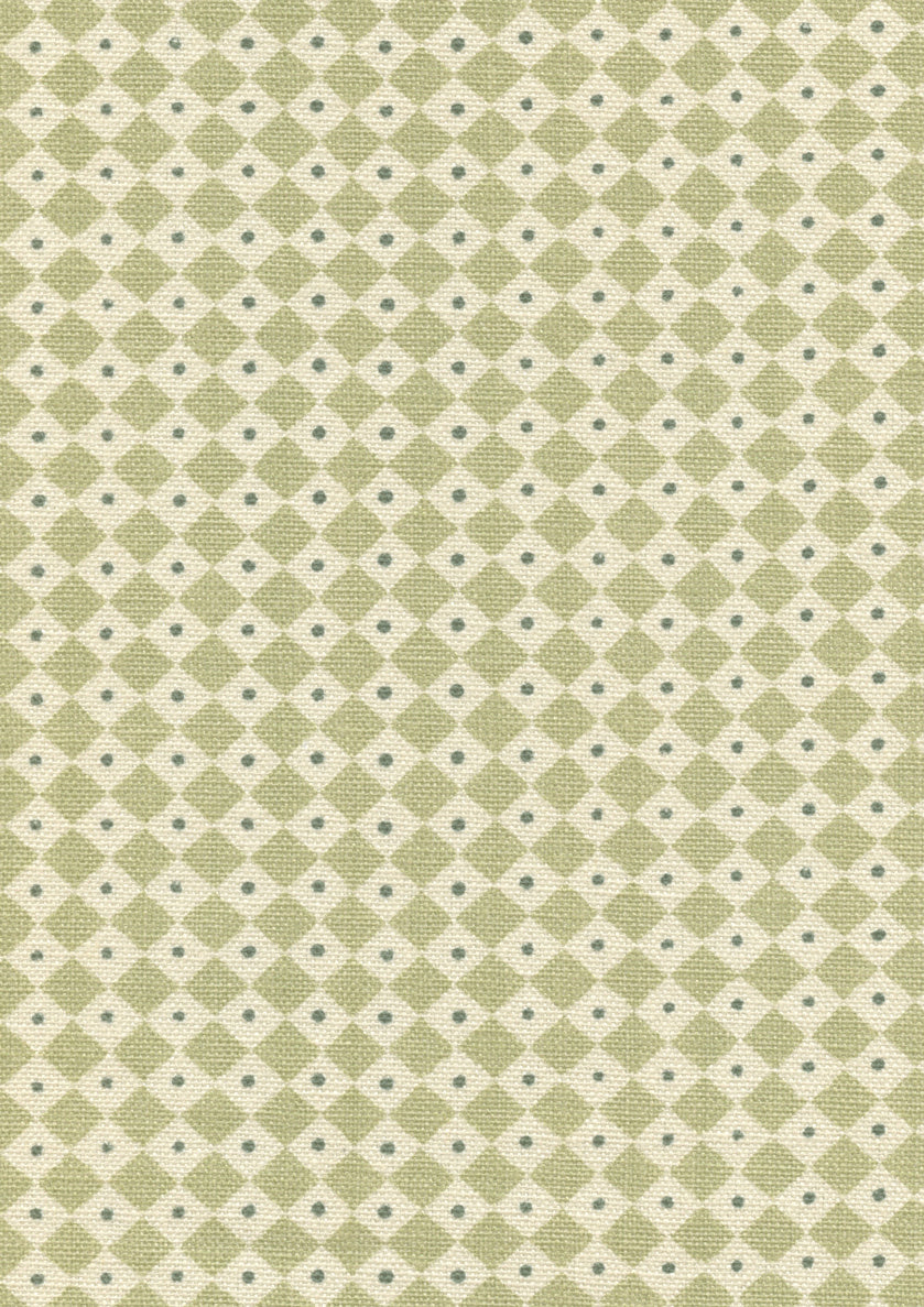 Diamond Dot Greengage — Lewis & Wood tyg