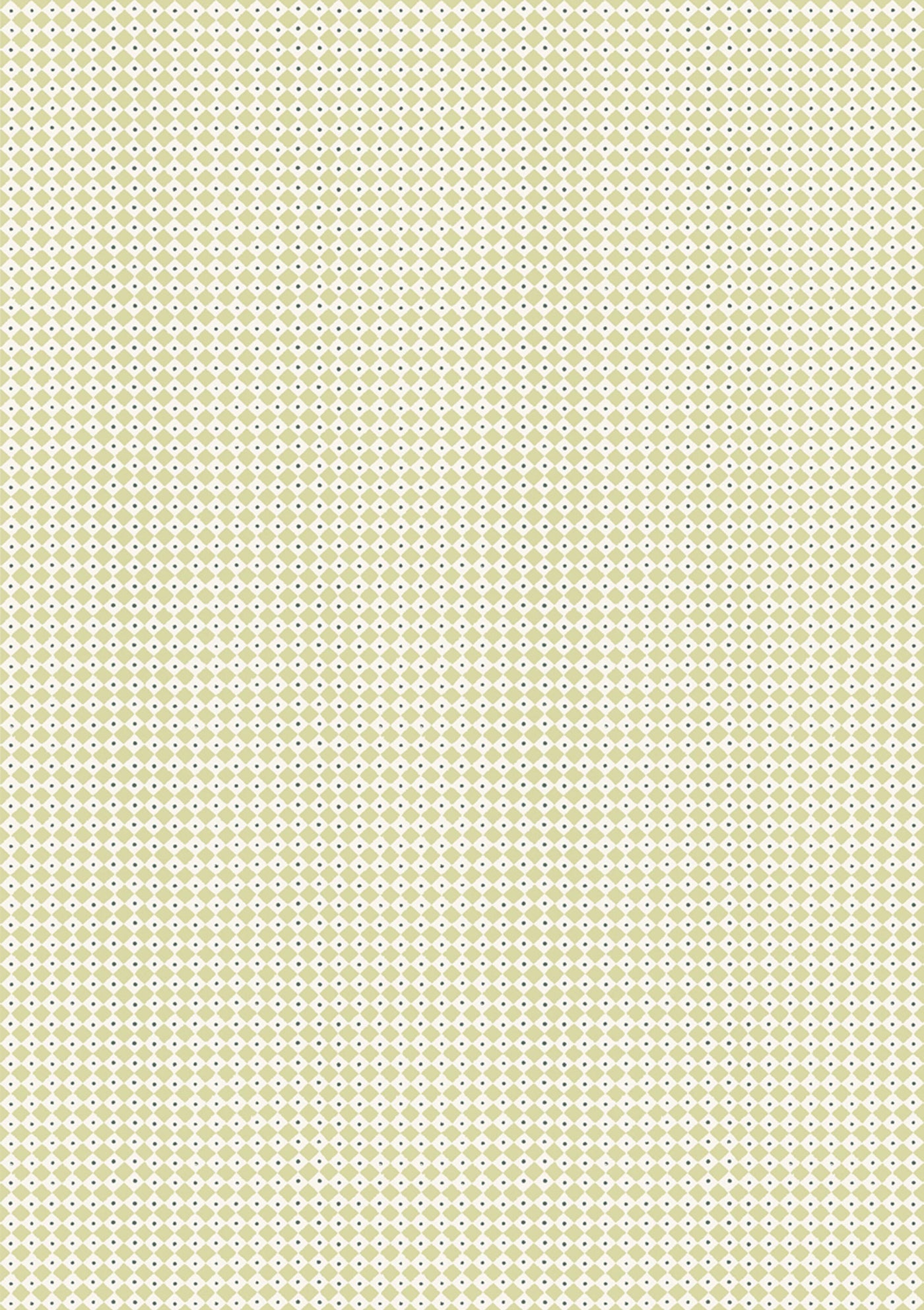 Diamond Dot Greengage – närbild — Lewis & Wood tyg