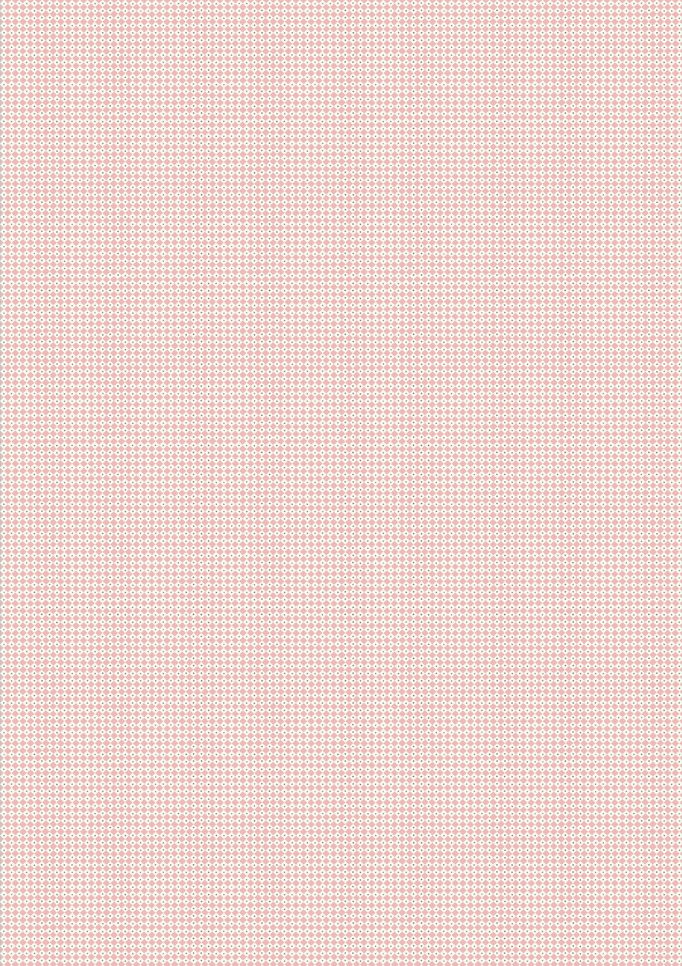Diamond Dot Rose – hel bredd — Lewis & Wood tyg