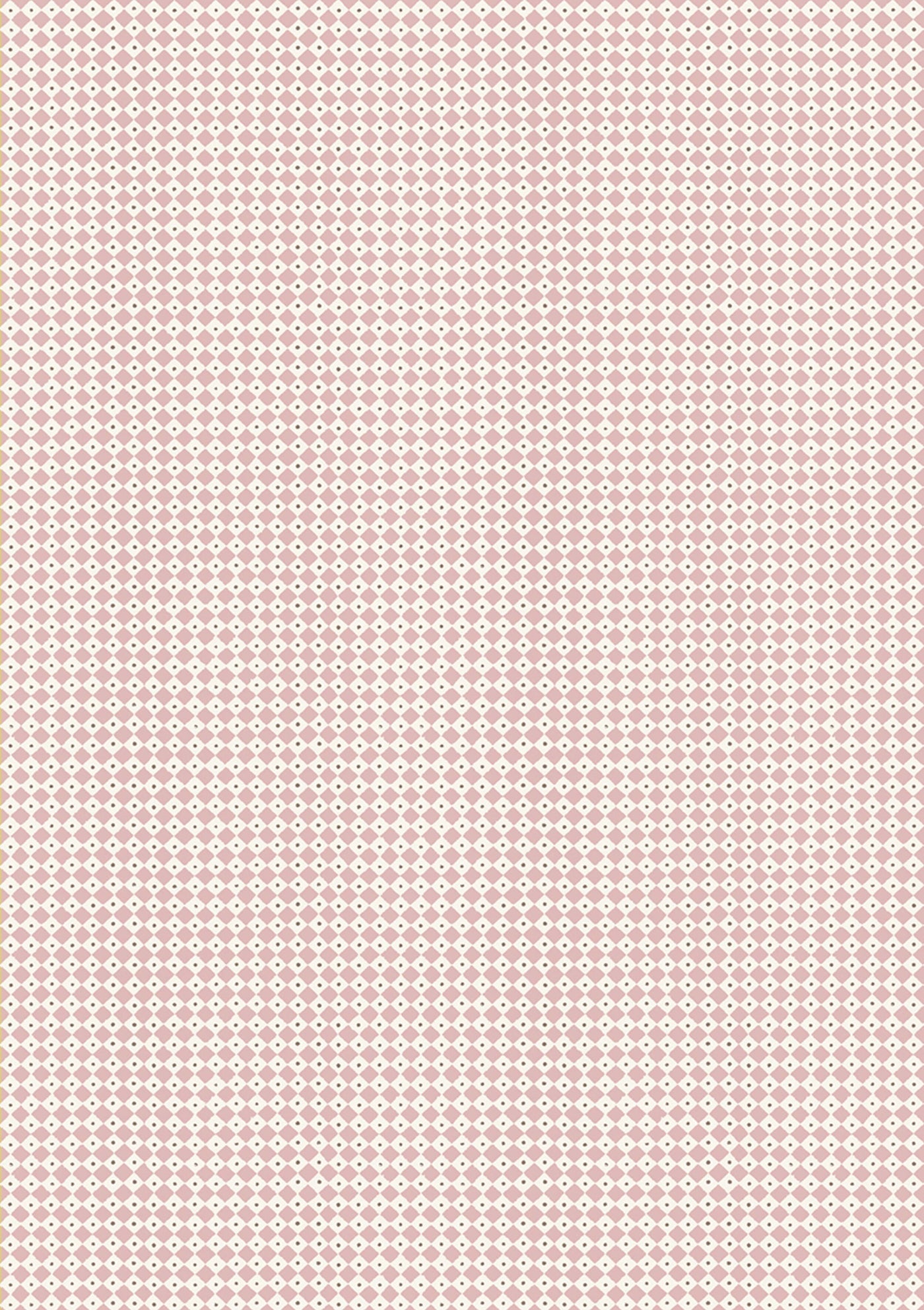 Diamond Dot Rose – närbild — Lewis & Wood tyg