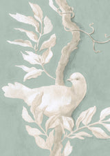 Doves Tapetprov Aquamarine