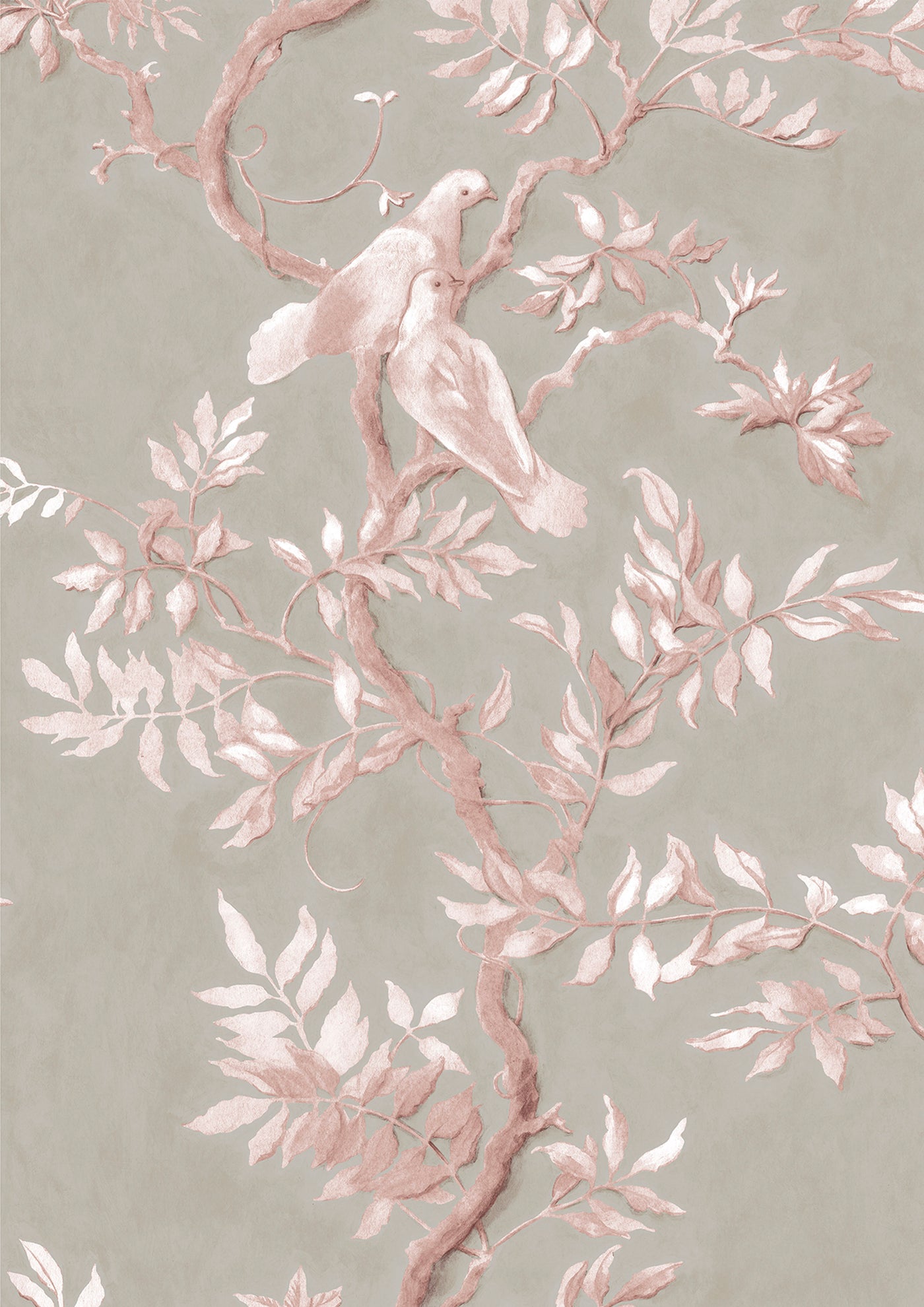 Doves Flax – närbild — Lewis & Wood tapet