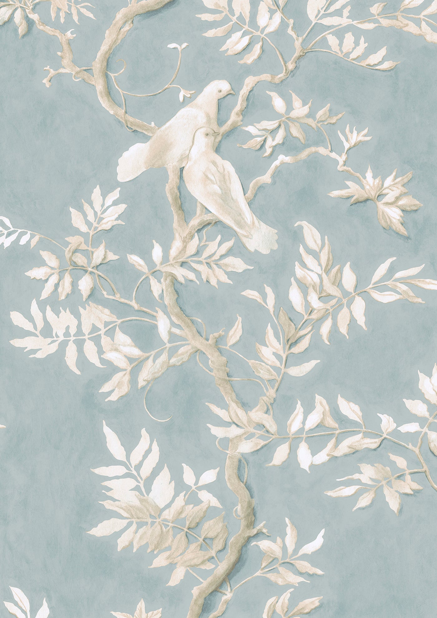 Doves Rock Dove – närbild — Lewis & Wood tyg
