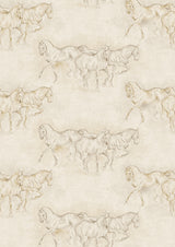 Equus Equus – närbild — Lewis & Wood tyg