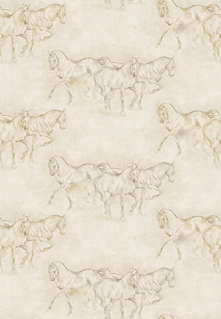 Equus Equus – närbild — Lewis & Wood tapet