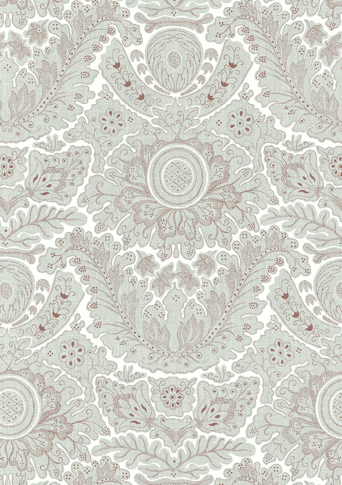 Etienne LG Aquamarine – närbild — Lewis & Wood tyg