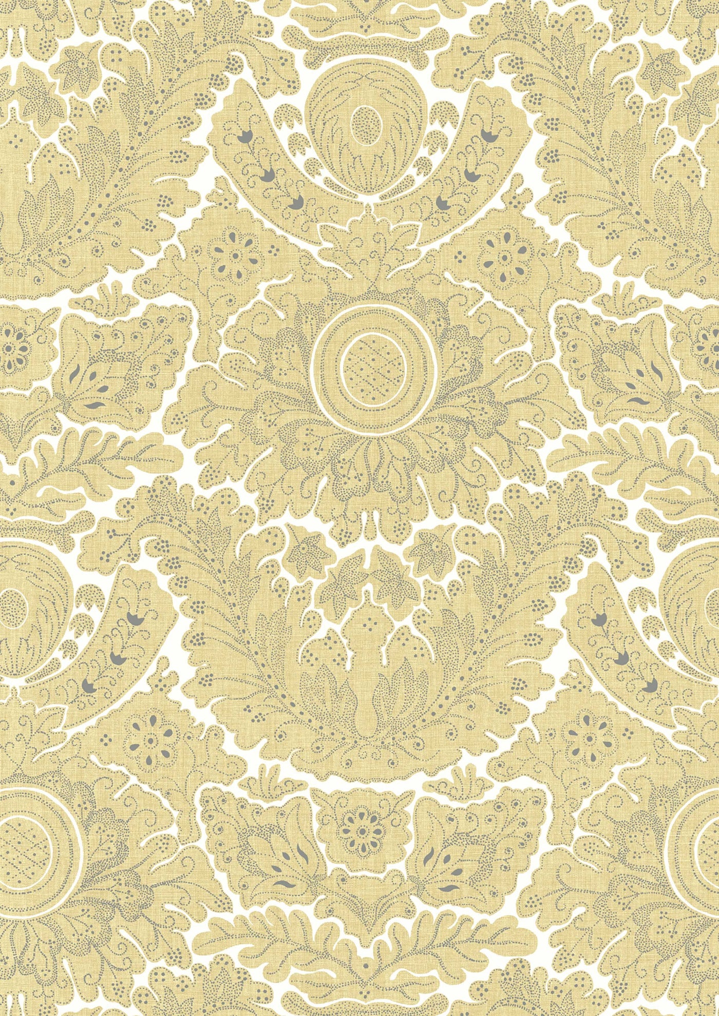 Etienne LG Citrine – närbild — Lewis & Wood tyg