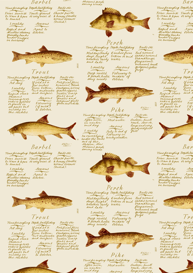 European Fish European Fish – närbild — Lewis & Wood tyg