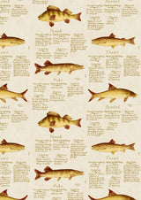 European Fish European Fish – närbild — Lewis & Wood tapet