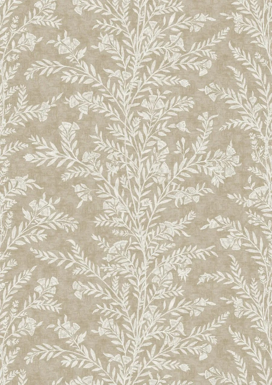 Fan Flower Gold Dust – hel bredd — Lewis & Wood tyg