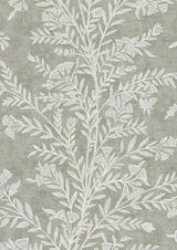 Fan Flower Opal – närbild — Lewis & Wood tyg