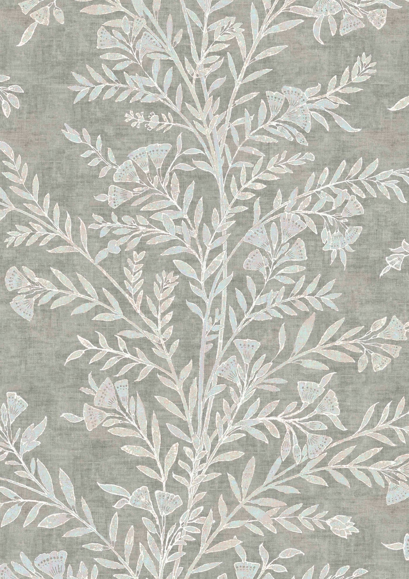 Fan Flower Opal – närbild — Lewis & Wood tapet