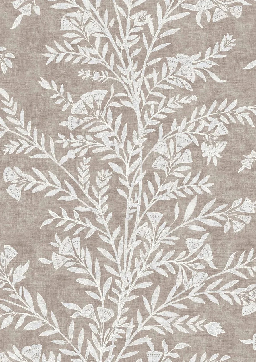 Fan Flower Plaster – närbild — Lewis & Wood tyg