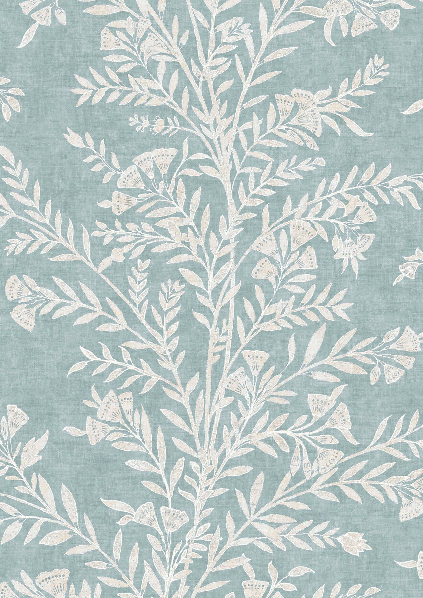Fan Flower Sky – närbild — Lewis & Wood tapet
