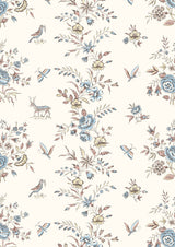 Fleurie Forget-Me-Not – närbild — Lewis & Wood tyg