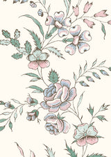 Fleurie Peppermint Rose — Lewis & Wood tapet