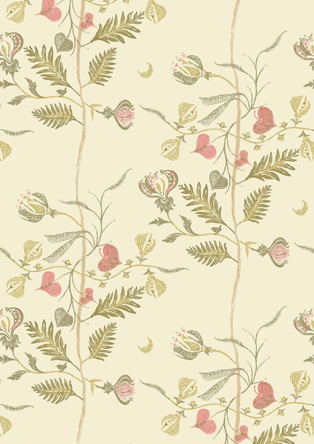 Floreat Campion – närbild — Lewis & Wood tyg