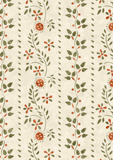 Folklore Green Apple – närbild — Lewis & Wood tapet