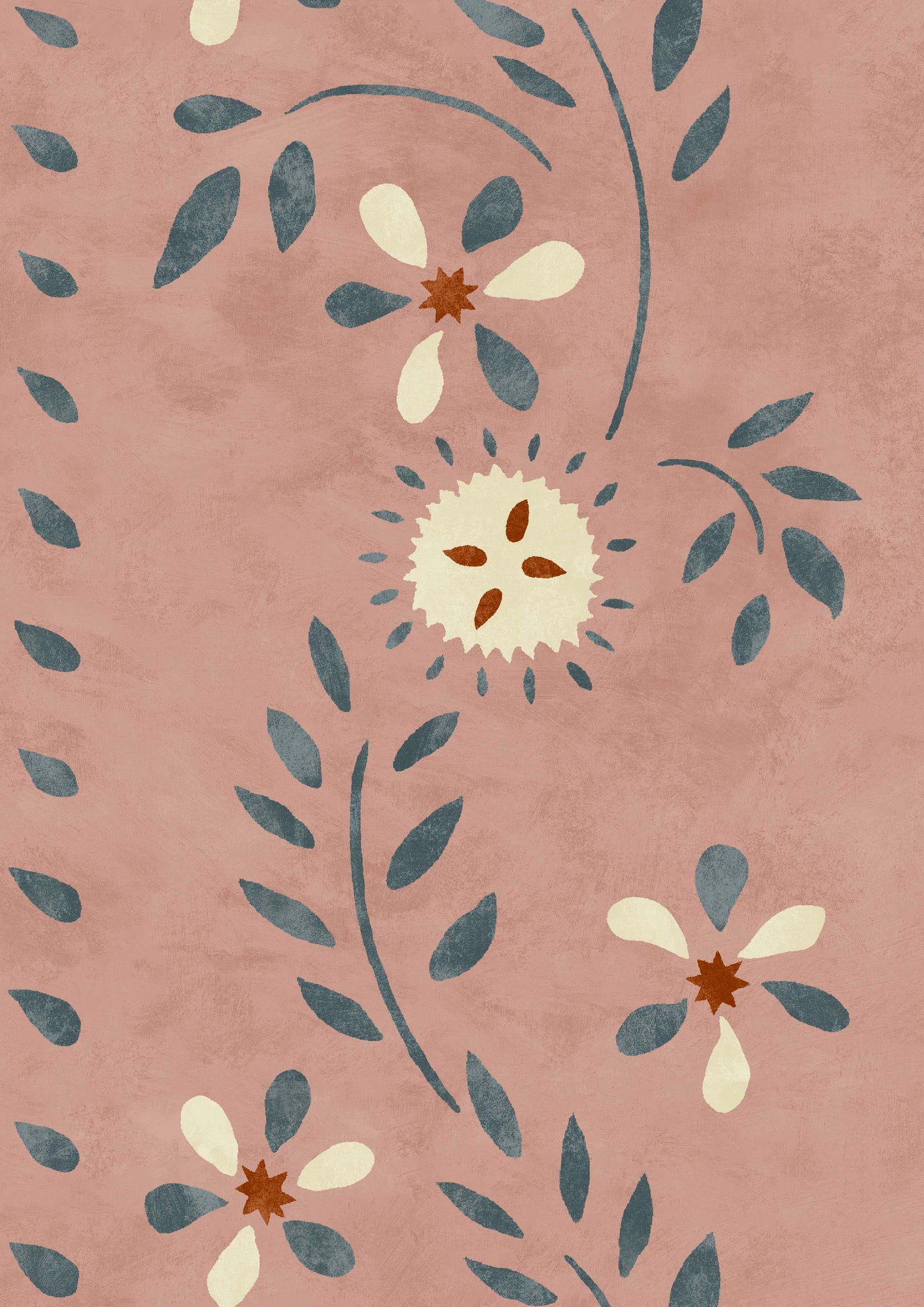 Folklore Pink Salt — Lewis & Wood tapet