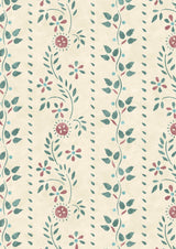 Folklore Teal Berry – närbild — Lewis & Wood tapet