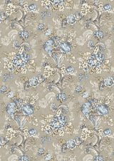 Georgia Blue Oyster – hel bredd — Lewis & Wood tyg