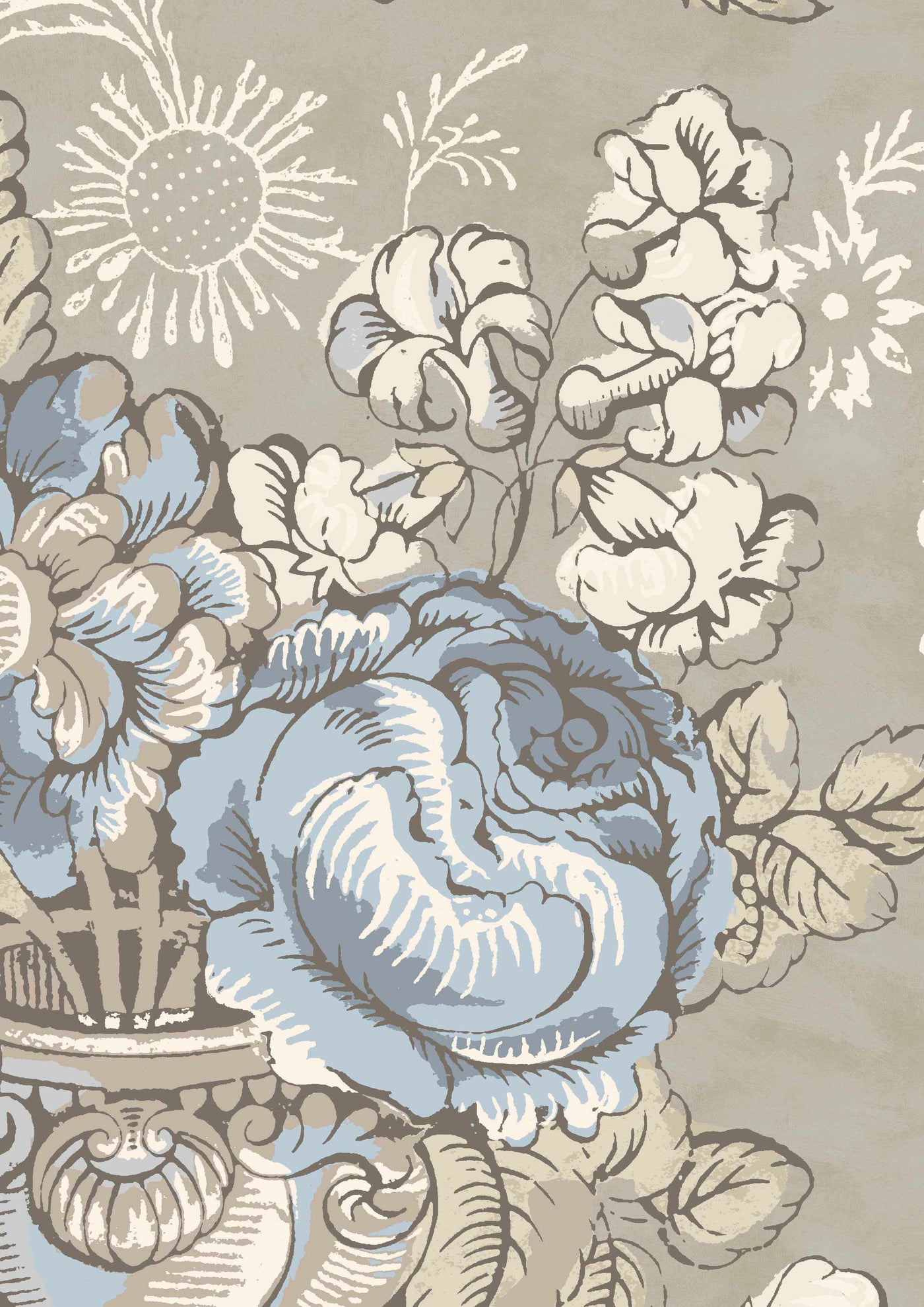 Georgia Blue Oyster — Lewis & Wood tapet