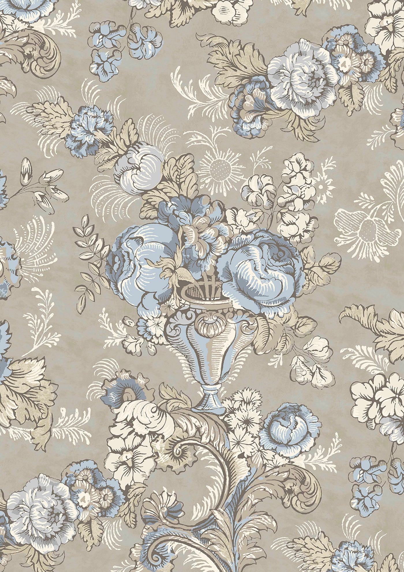Georgia Blue Oyster – närbild — Lewis & Wood tapet