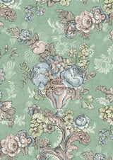 Georgia Flora – närbild — Lewis & Wood tyg